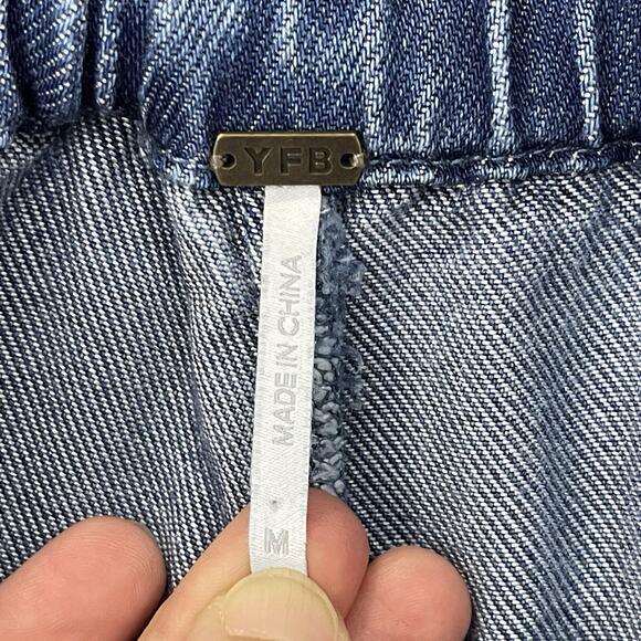 YFB Young Fabulous Broke High Rise Tencel Wide Leg Jeans Women's Size Medium - Picture 8 of 15